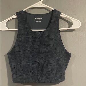 REI Cooperative gray and black Take Your Time bra Top XS